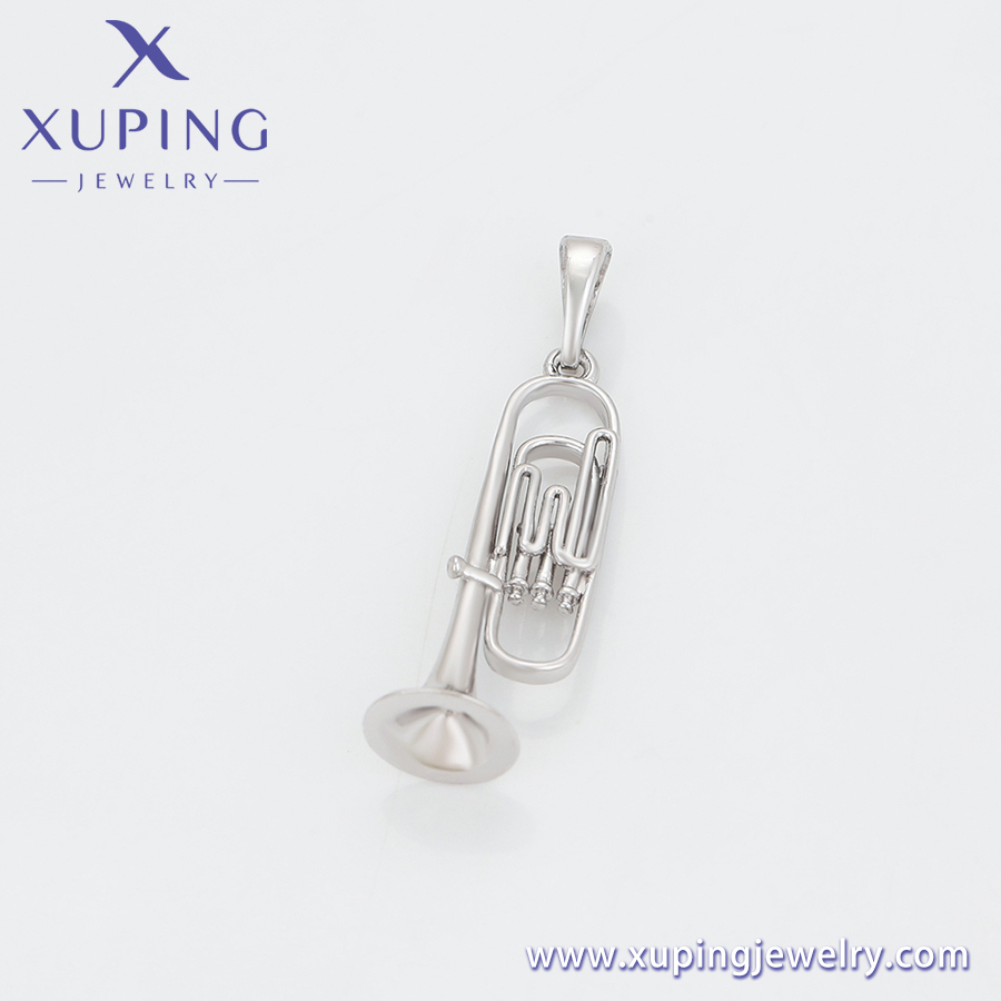 trumpet pendant necklace