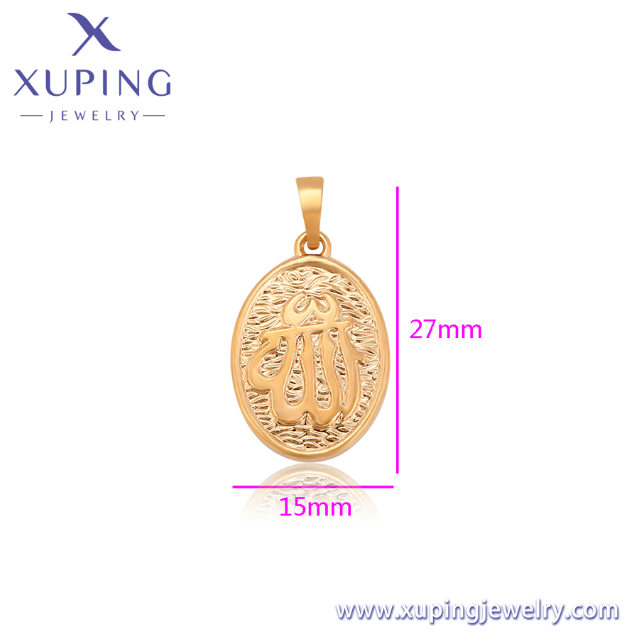 gold oval pendant necklace