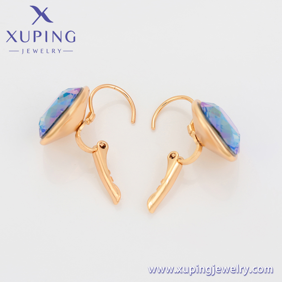 crystal hoop earrings