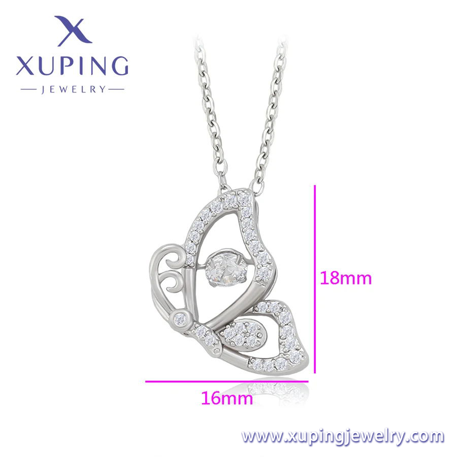 butterfly pendant diamond