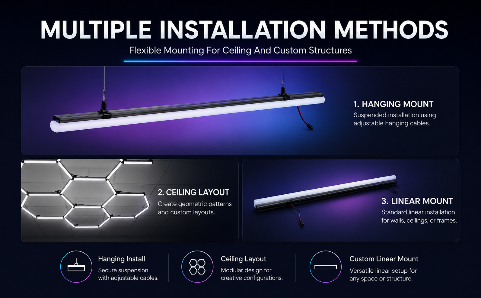 RGBW Aluminum Profile Light For Architectural Lighting Projects