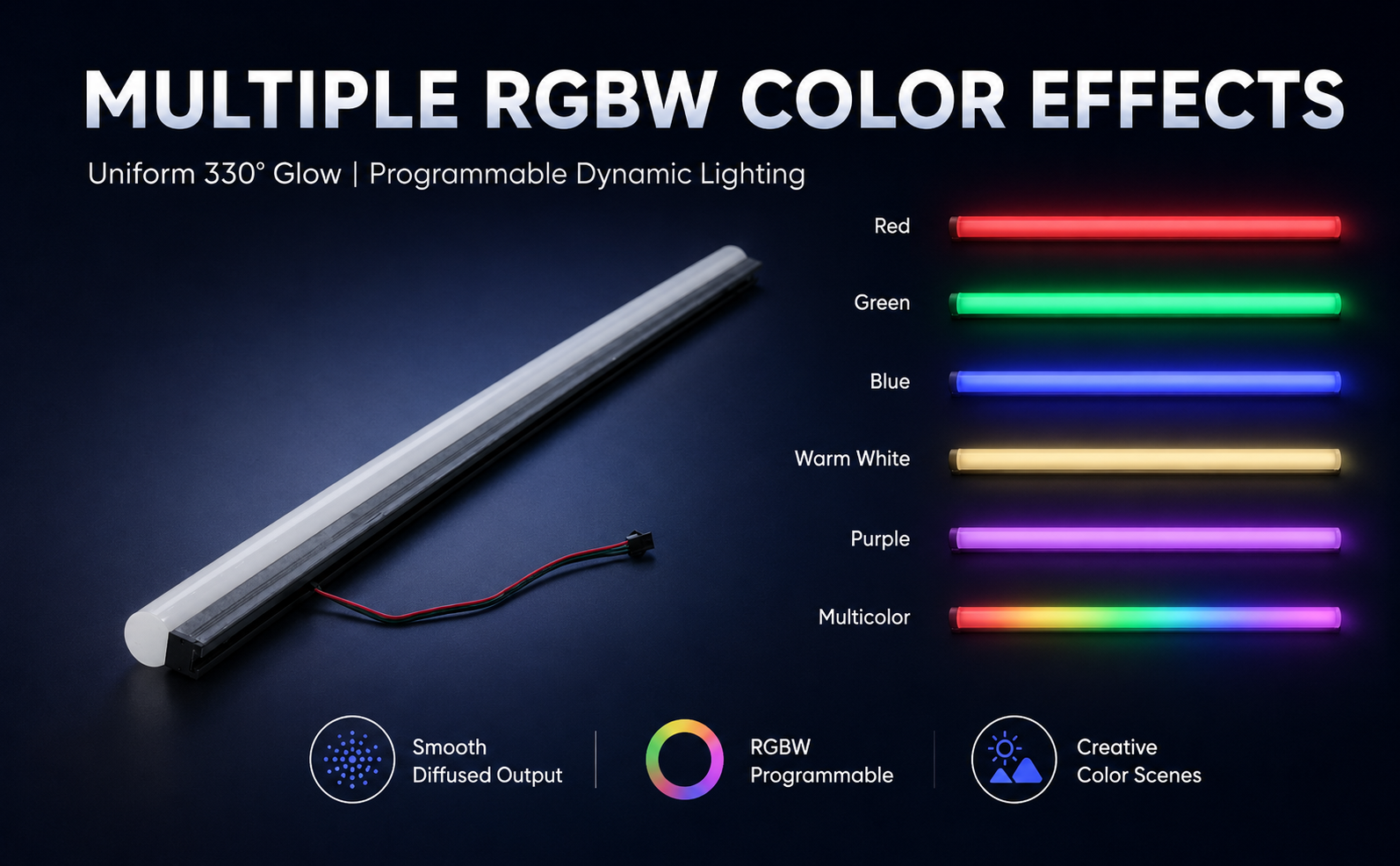 RGBW Aluminum Profile Light For Architectural Lighting Projects