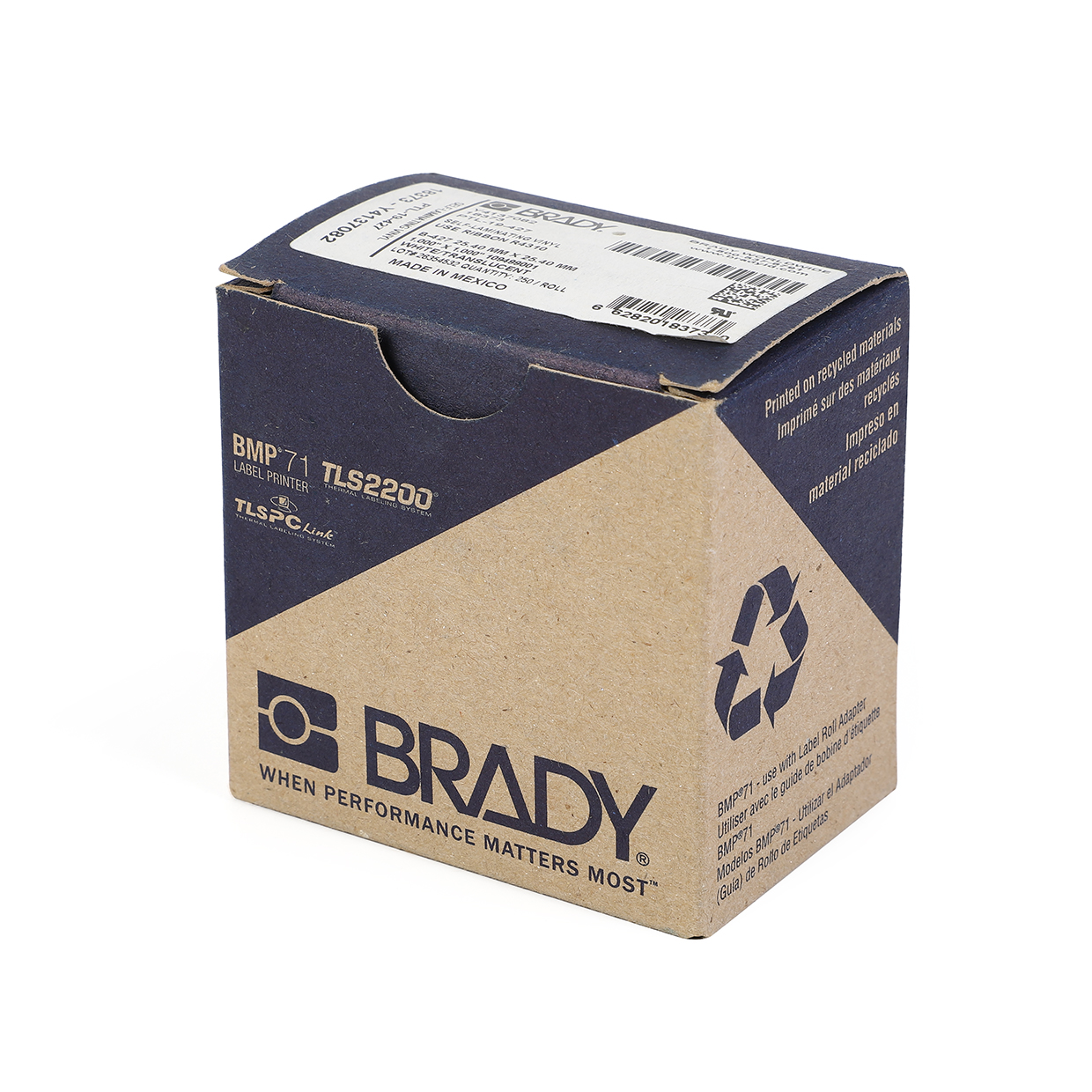 Freeze printing labels