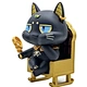 Custom Plastic 3d Cute Cat Cartoon Character Pvc Animal Model Cat Pvc Toys