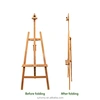 wood easel