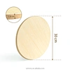 Round Wooden Painting Panel