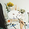 canvas and easels