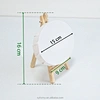 easel stand wood and mini canvas