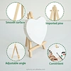 canvas and easel