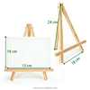 Mini Easel And Canvas