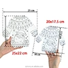 Creative set canvas drawing board