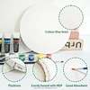 Round  Canvas with Easel for painting display
