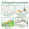 Canvas with Mini Easel Painting Set