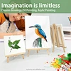 Mini Easel And Canvas