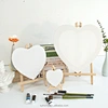 Canvas Panel Heart Shaped With Easel Kit