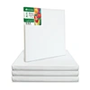 Stretched blank canvas frame