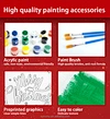 Mini diy canvas drawing board
