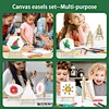 canvas painting and easels
