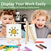canvas and easel