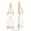 Round  Canvas with Easel for painting display
