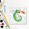 20*20CM Pre-printed Canvas Painting Kit
