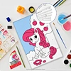 Children Stretched Canvas with Brush Acrylic Set