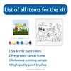 Acrylic Art Canvas Painting Set