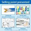 20*20CM Pre-printed Canvas Painting Kit