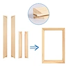 wood stretched bars moulding