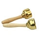 wood hand bell toys