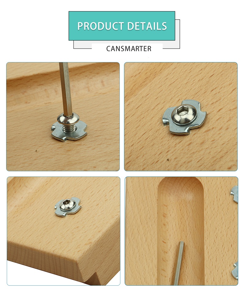 LT134 Cross screw set 27.5*11.5*3 Montessori materials Educational wooden toy equipment montessori