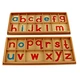 Montessori Wood
 Large Movable Alphabet 
Educational Wooden Kids Toy Two Wooden Boxes