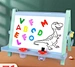 Art Easel for Kids
Double Sides Wooden Kids Easel
White Board and Black chalkboard