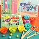 Wooden toys bead game