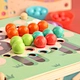 Wooden toys bead game
