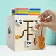Wooden Activity Cube