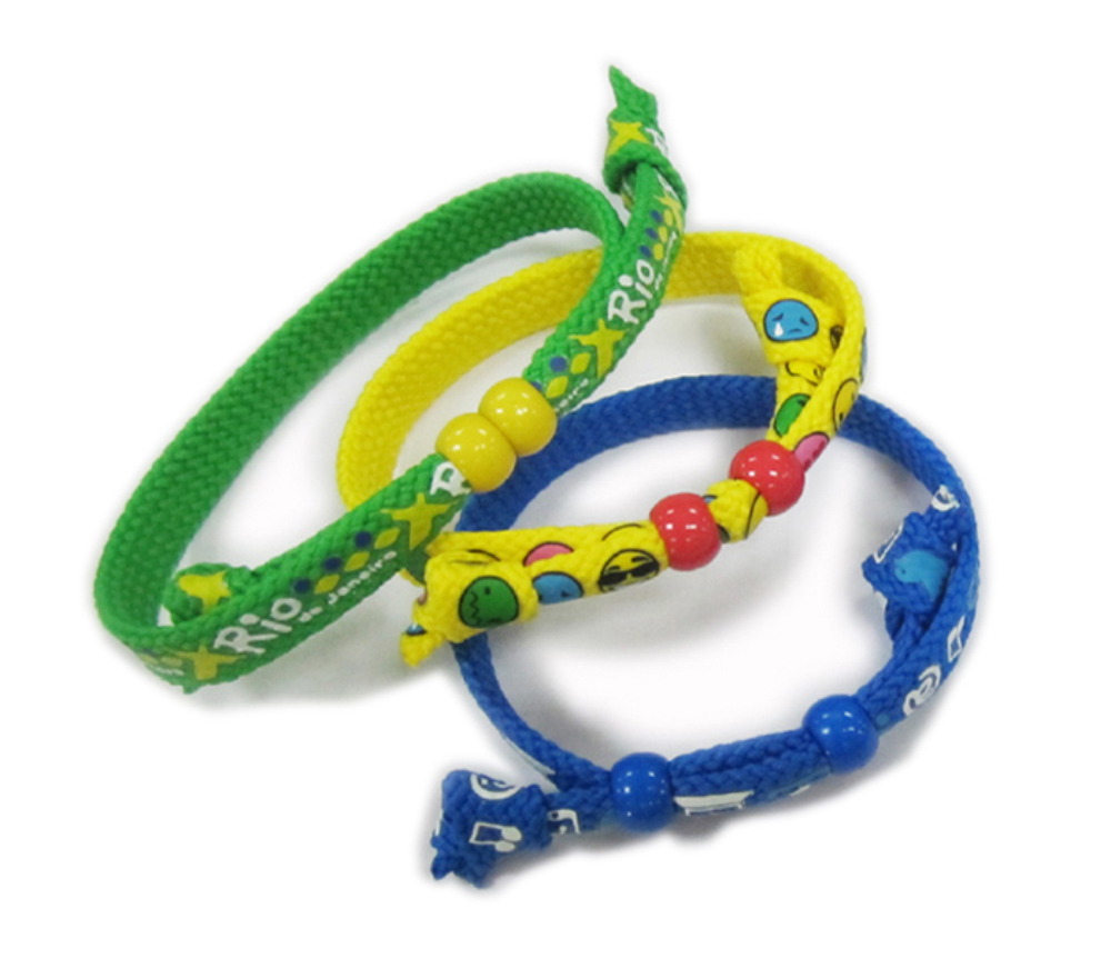 elastic custom made wristbands