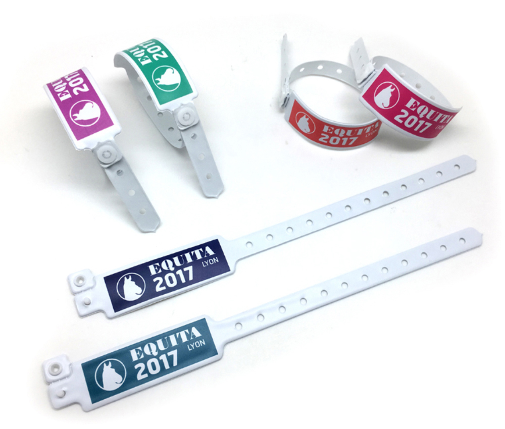 high quality wristband custom plastic PVC wristband & wristbands for events