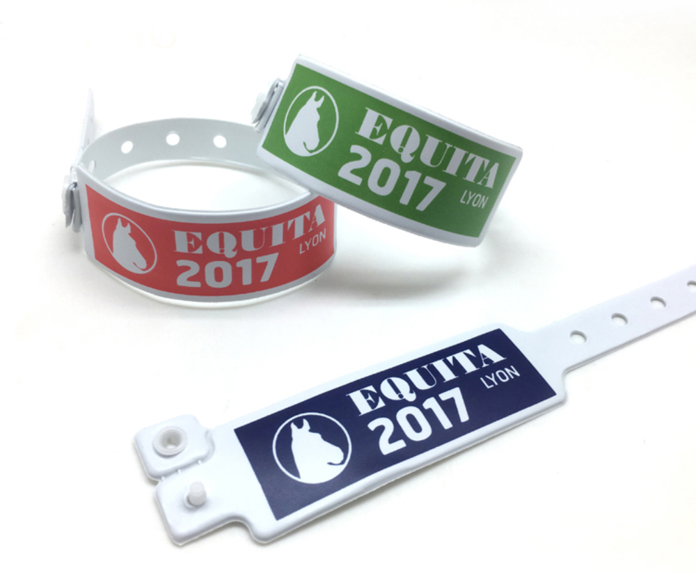 high quality wristband custom plastic PVC wristband & wristbands for events