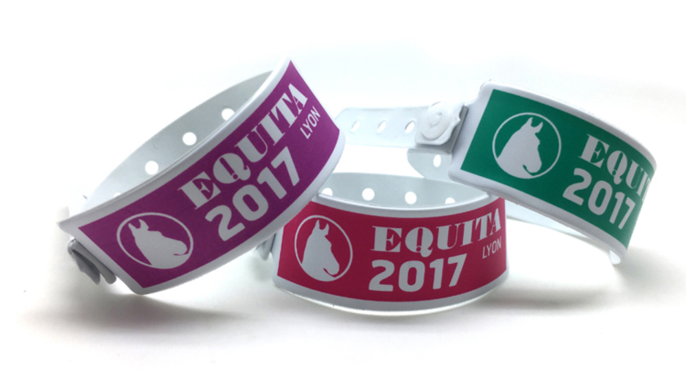 high quality wristband custom plastic PVC wristband & wristbands for events