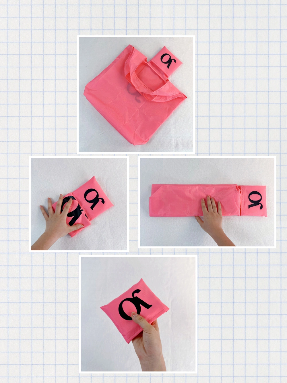 reusable folding duffle bag