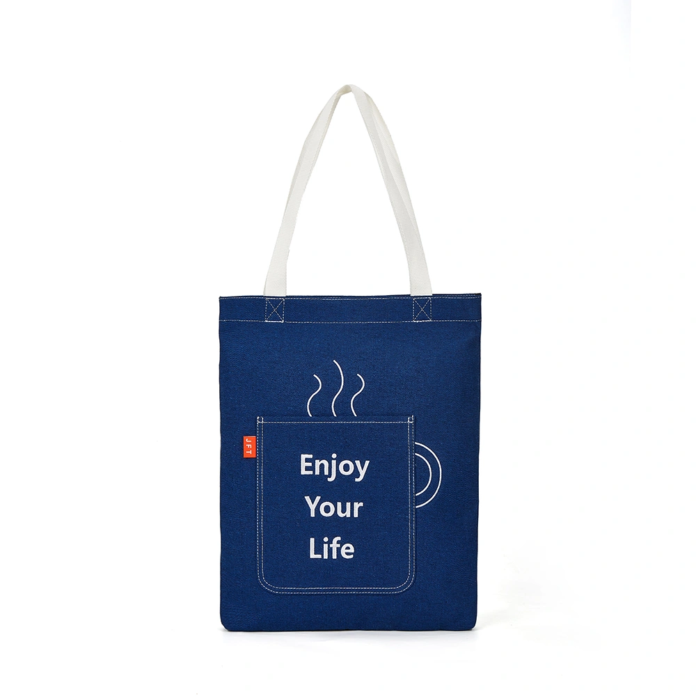 fashion blue tote bag, customized tote bag with pouch,spring tote handbags,woven tote bag
