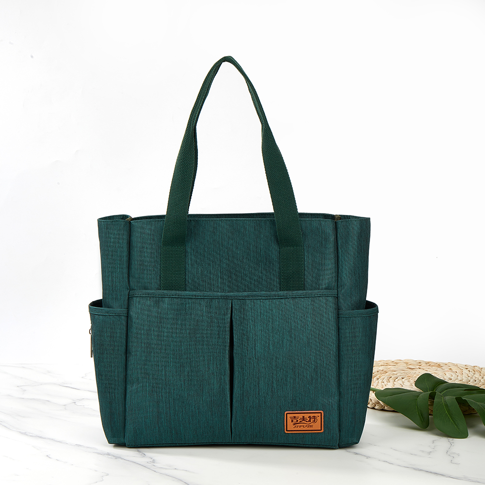 This is a tote bag,tote bag with pouch,a every day carry bag,you can choose fabric ,such as nylon carry bags.
