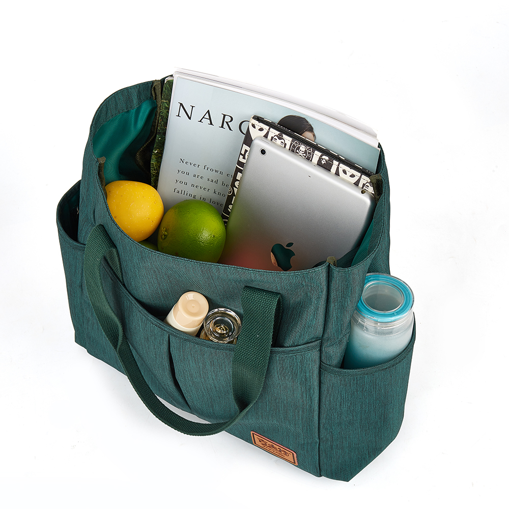This is a tote bag,tote bag with pouch,a every day carry bag,you can choose fabric ,such as nylon carry bags.