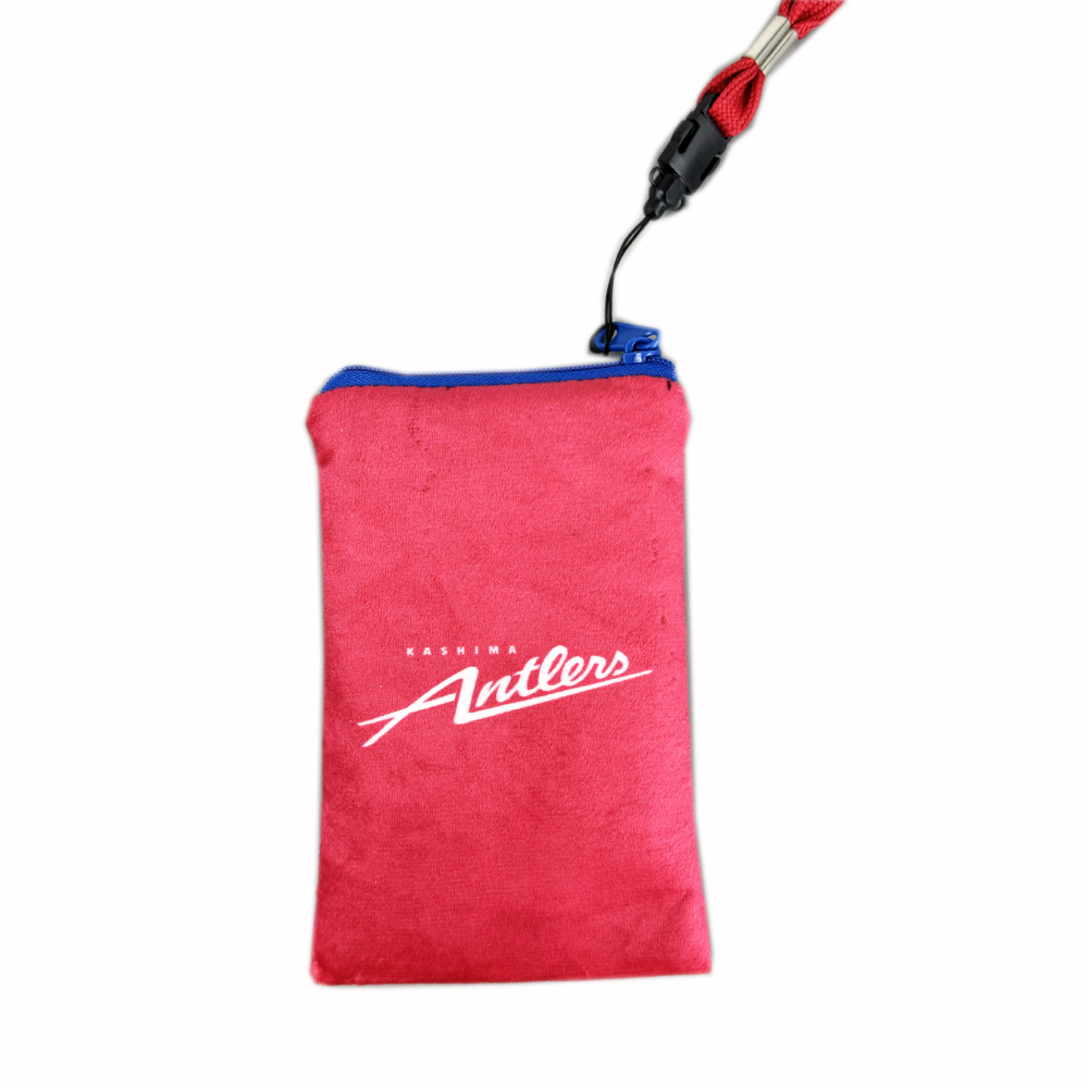 Plush id pouch for lanyard,comes with one side zipper id holder pouch,Inner mesh matching,solid color lanyards with pockets.