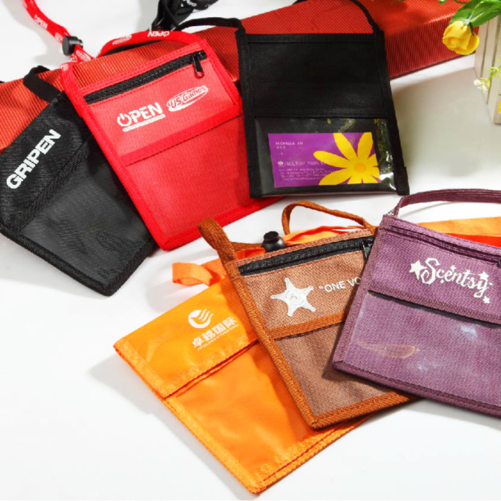 black id holder and printed id cardholder,comes with an adjustable webbing that can accommodate a security card holder for ID cards, keys, and wallets.