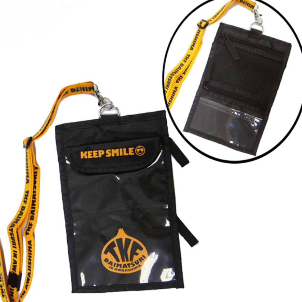 black id holder and printed id cardholder,comes with an adjustable webbing that can accommodate a security card holder for ID cards, keys, and wallets.