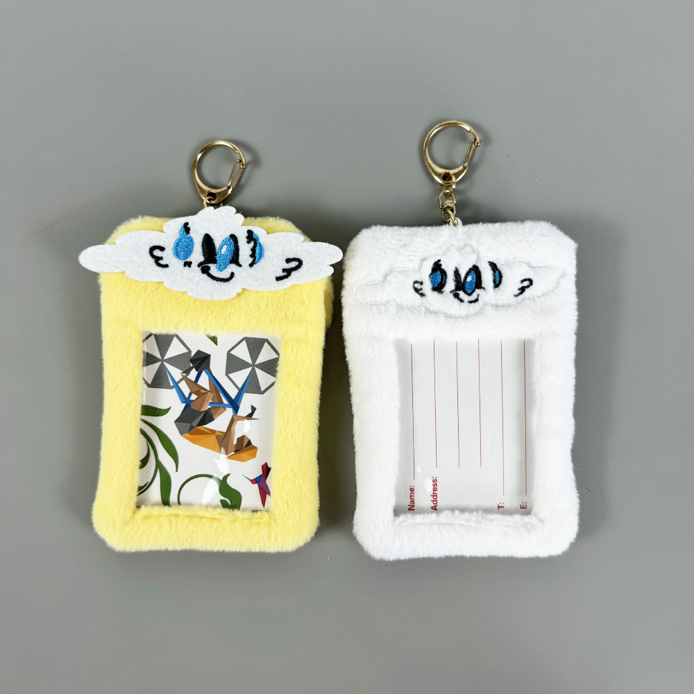 cute designer badge holder lanyard and slim credit card wallet with id window, best id badge holder.