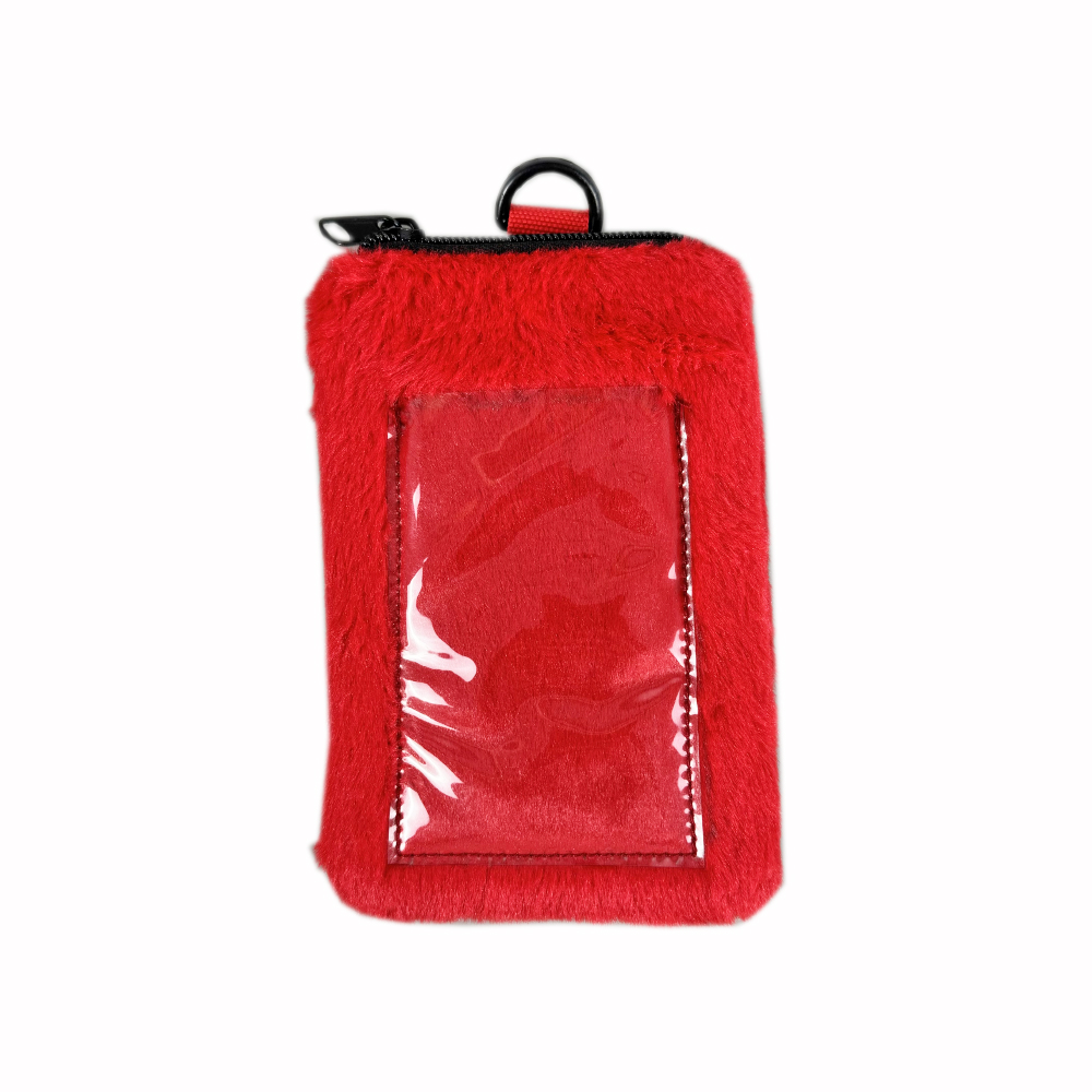 plush custom plastic id badges with PVC window,can personalized custom badge printing,durable card holder pocket.