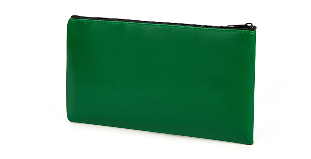 faux leather document storage bag